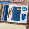 Versatile Tech & Hydration Gift Set: 304 SS Bottle, 16GB USB, Wood Pen, Wireless Mouse, Speaker & A6 Account Notebook with Box & Bag