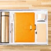 Compact Tech & Hydration Gift Set: 304 SS Bottle, 16GB Type-C/PC USB, Metal Pen, Wireless Speaker, 5000mAh Power Bank & A5 Notebook with Box & Bag - Image 10