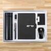 Comprehensive Desk & Tech Gift Set: 304 SS Bottle, 16GB Type-C/PC USB, Metal Pen, PU/Metal Card Holder, Wireless Mouse & A5 Notebook with Box & Bag