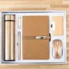 Comprehensive Desk & Tech Gift Set: 304 SS Bottle, 16GB Type-C/PC USB, Metal Pen, PU/Metal Card Holder, Wireless Mouse & A5 Notebook with Box & Bag - Image 2