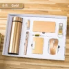 Comprehensive Modern Professional Gift Set: 304 SS Bottle, PU/Metal Keychain, Pen, 16GB Type-C/PC USB, 5000mAh Power Bank, Bookmark, Wireless Mouse & PU Card Holder with Box & Bag - Image 10