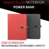 Blue light up logo power bank notebook with box and bag - Image 9