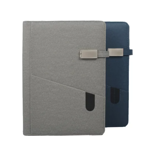 Notebook with pocket and calculator high end gifts