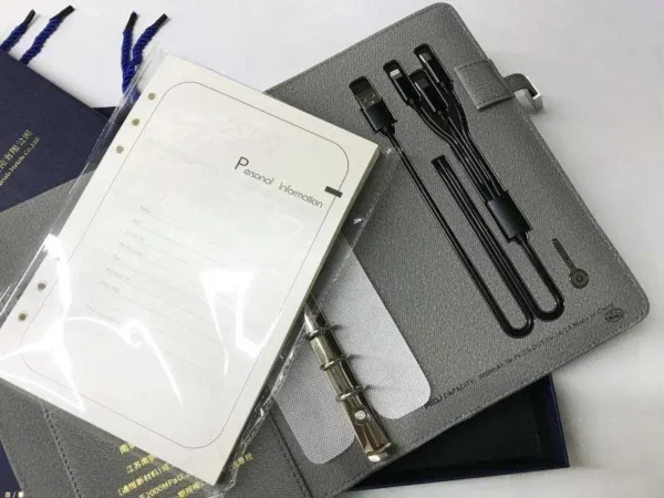 Notebook with pocket and calculator high end gifts - Image 7
