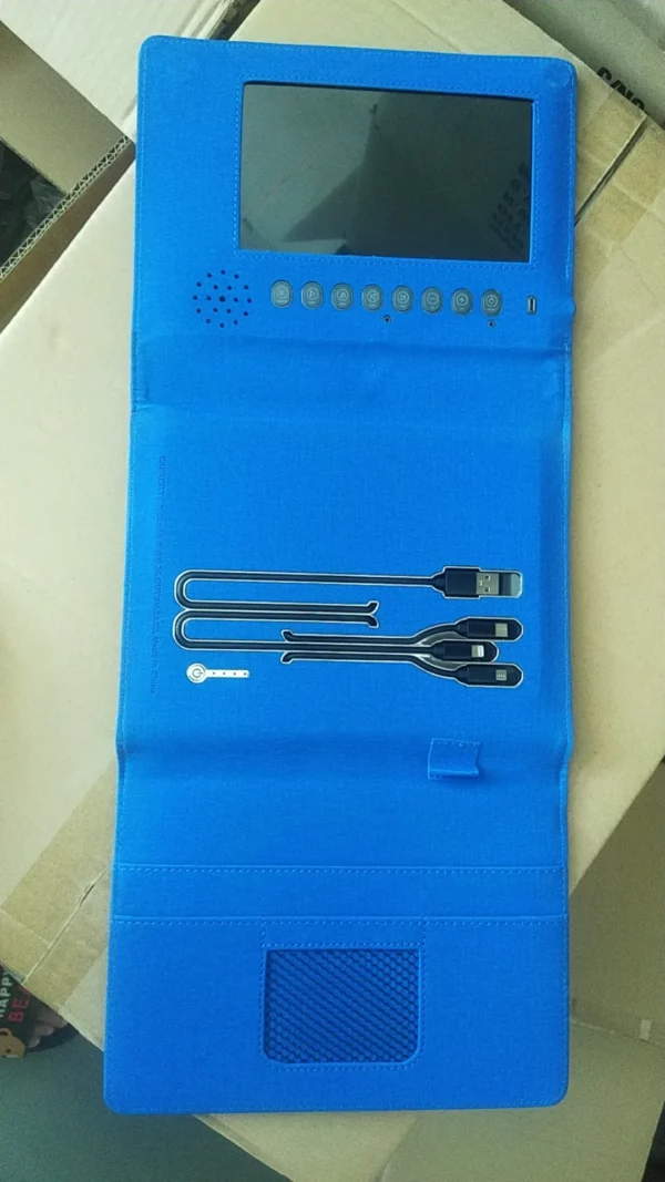 High end video player power bank notebook