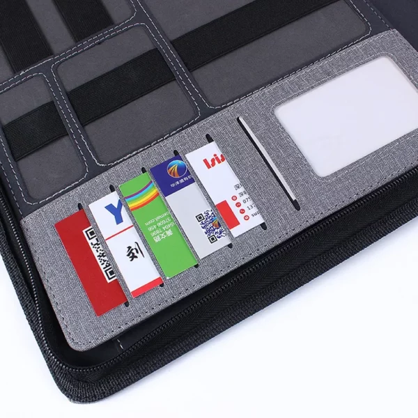 A4 file with power bank mutifunctional power bank notebook - Image 7