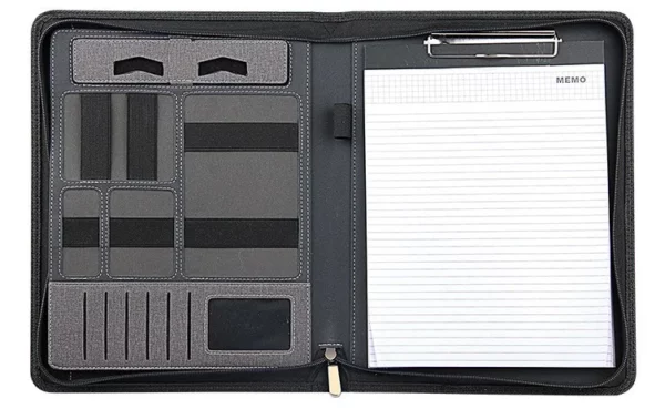 A4 file with power bank mutifunctional power bank notebook - Image 5