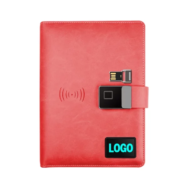 Fingerprint lock with video player high end power bank notebook - Image 2