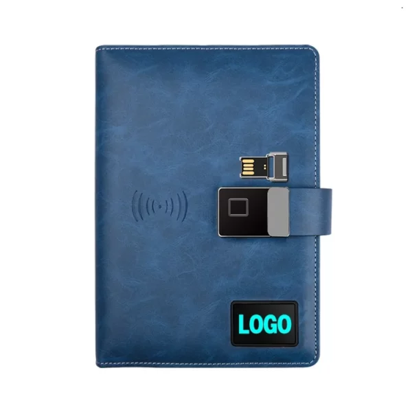 Fingerprint lock with video player high end power bank notebook - Image 3