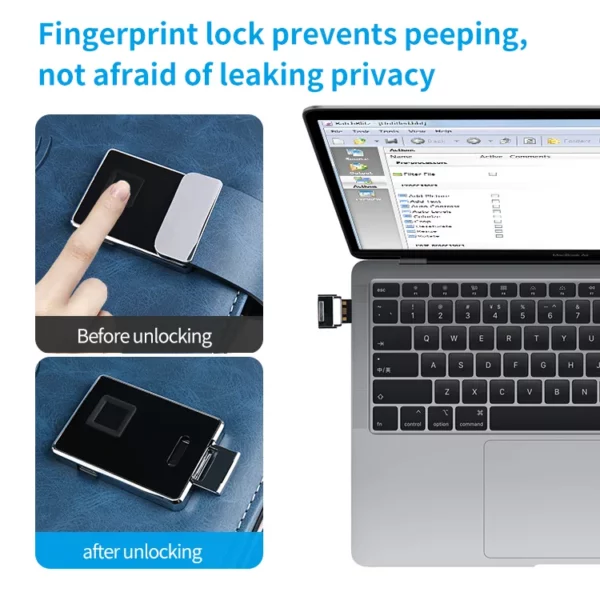 Fingerprint lock with video player high end power bank notebook - Image 5