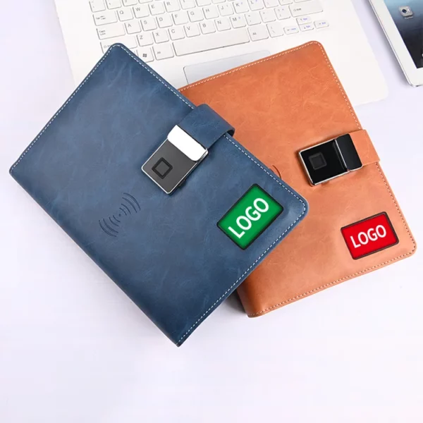 Fingerprint lock with video player high end power bank notebook - Image 7
