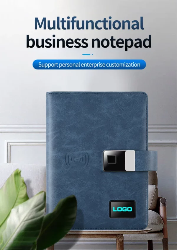 Fingerprint lock with video player high end power bank notebook - Image 9