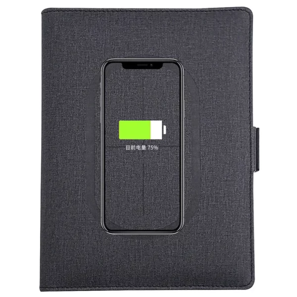 Mutifunctional power bank notebook with removable notepad - Image 2
