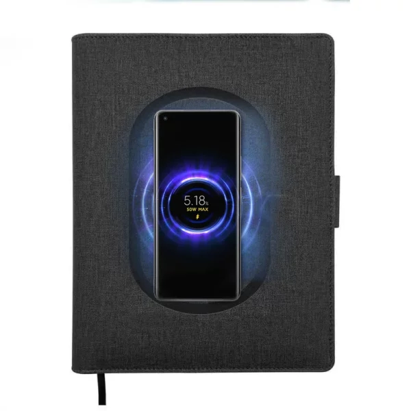 Mutifunctional power bank notebook with removable notepad - Image 9