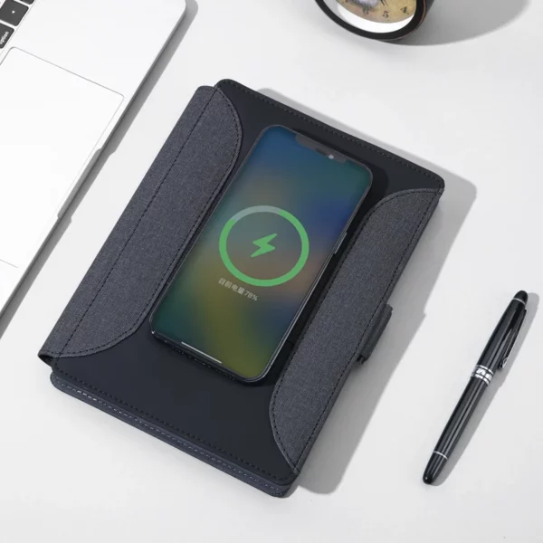 Mutifunctional power bank notebook with removable notepad - Image 6