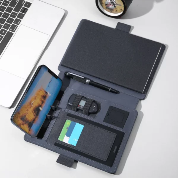 Mutifunctional power bank notebook with removable notepad - Image 5