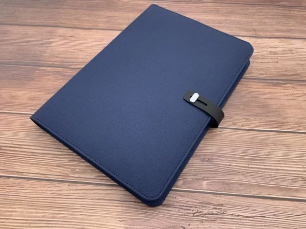 3 folds power bank notebook with phone holder - Image 4