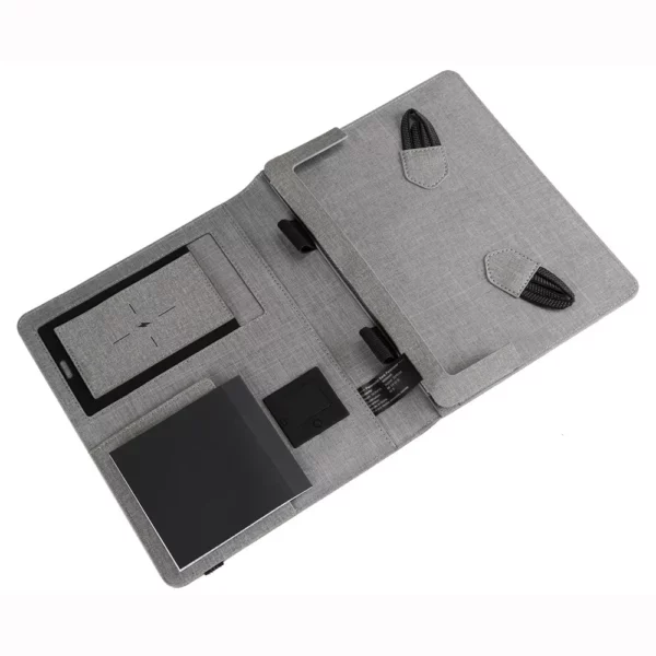 3 folds power bank notebook with phone holder - Image 8
