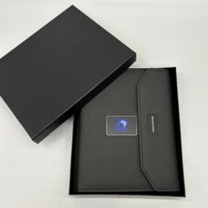 High quality gifts VIP gifts power bank notebook with gift box and bag