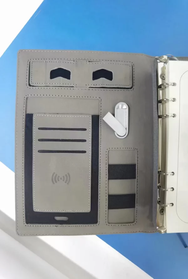 High quality gifts VIP gifts power bank notebook with gift box and bag - Image 7