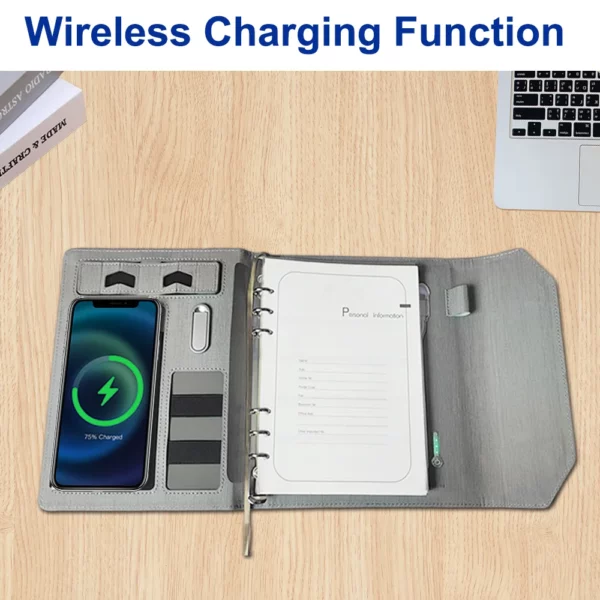 High quality gifts VIP gifts power bank notebook with gift box and bag - Image 8