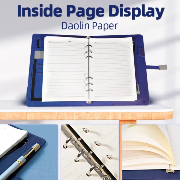 LED display power bank notebook, customized content - Image 2