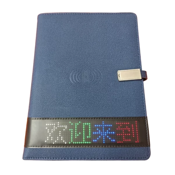 LED display power bank notebook, customized content - Image 4