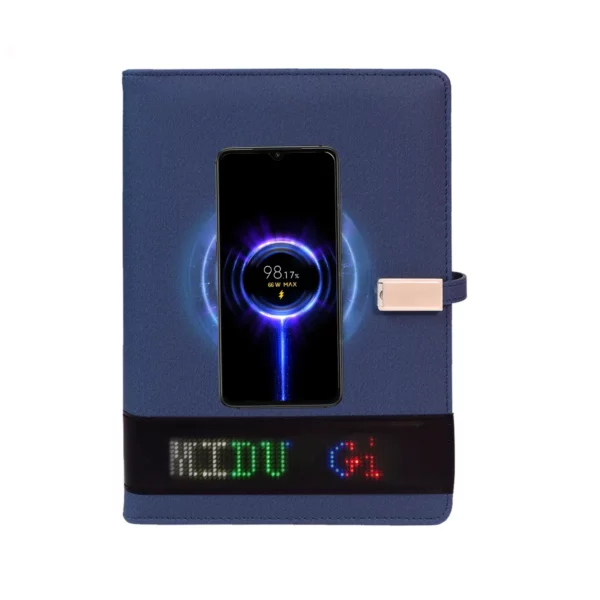 LED display power bank notebook, customized content - Image 6