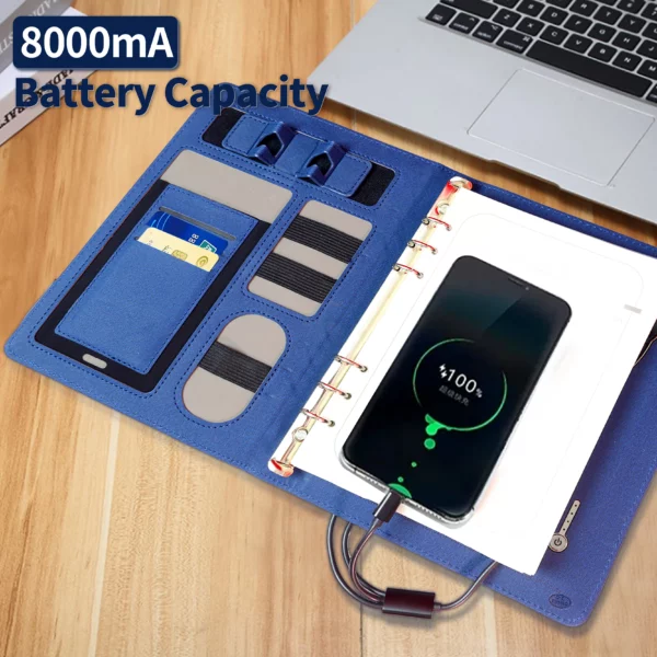 LED display power bank notebook, customized content - Image 8