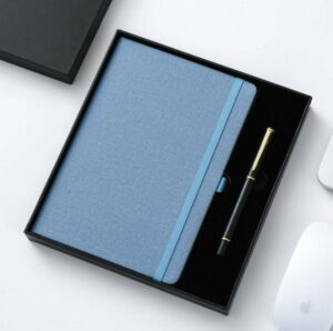 Notebook + pen gift set 2 in 1 with gift box and bag
