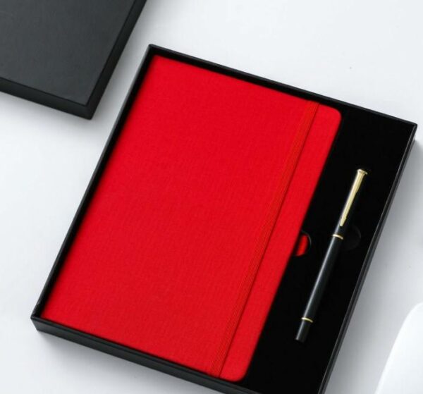 Notebook + pen gift set 2 in 1 with gift box and bag - Image 4