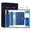Executive Power Bank Notebook (8000mAh, 7-Color Light-Up Logo, 5W Wireless Charger, 16GB USB), Metal Pen & Stainless Steel Bottle Gift Set - Image 6
