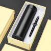 Small and cheap Corporate gift sets with box Vacuum cup + metal pen
