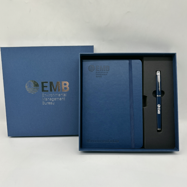 Notebook + pen gift set 2 in 1 with gift box and bag - Image 5