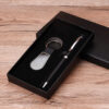 Small cheap gift sets with box pen + keychain