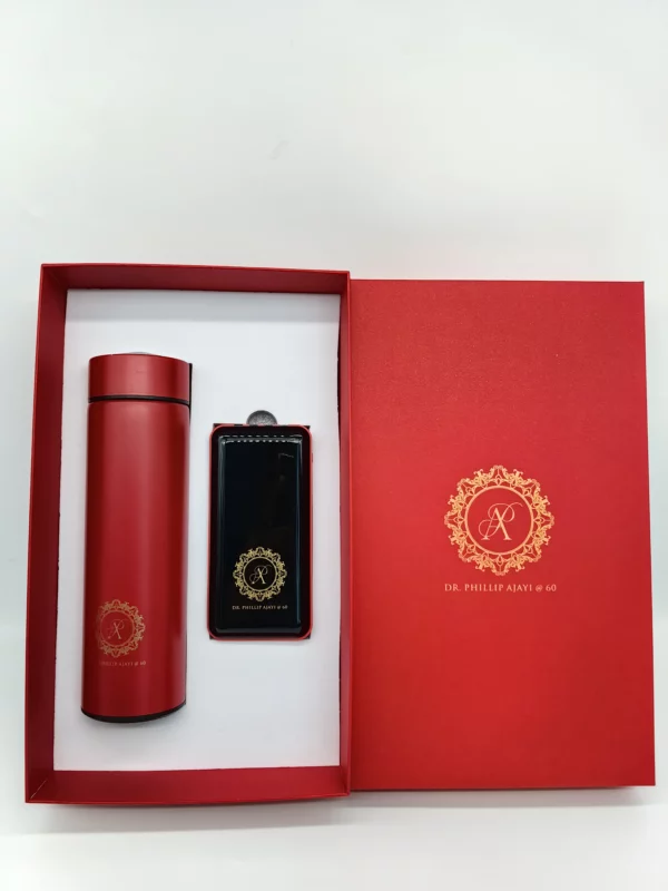 Corporate gift sets with box Vacuum cup + power bank - Image 9