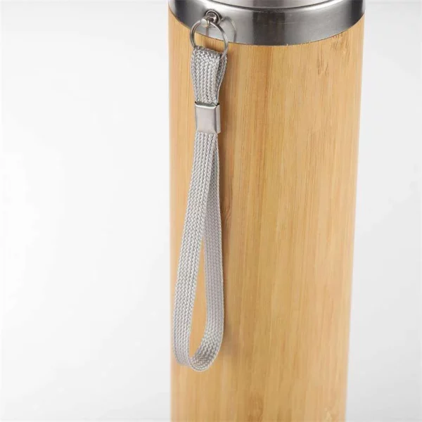 High quality stainless steel 500ML wood bottle - Image 5