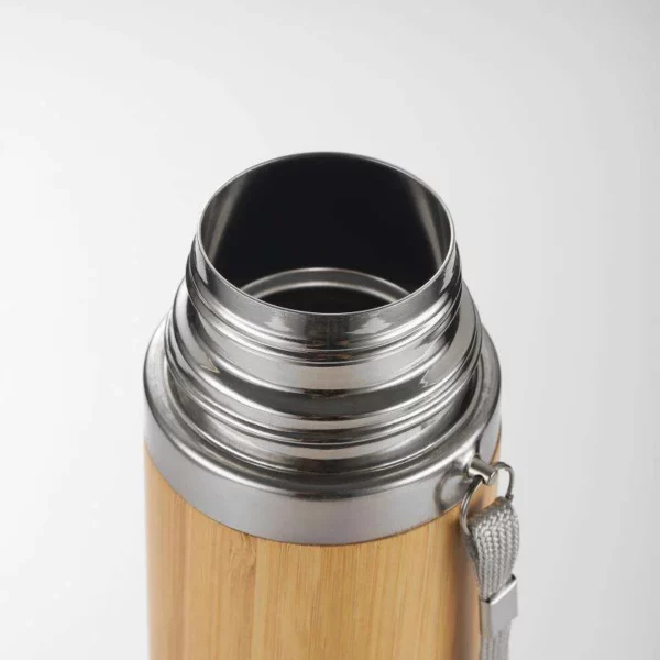 High quality stainless steel 500ML wood bottle - Image 6
