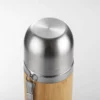 High quality stainless steel 500ML wood bottle - Image 8
