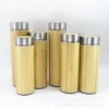 High quality stainless steel 500ML wood bottle - Image 2