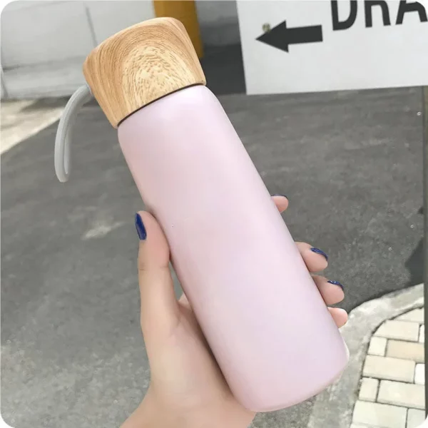 Wood lid smooth face bottle - Image 2
