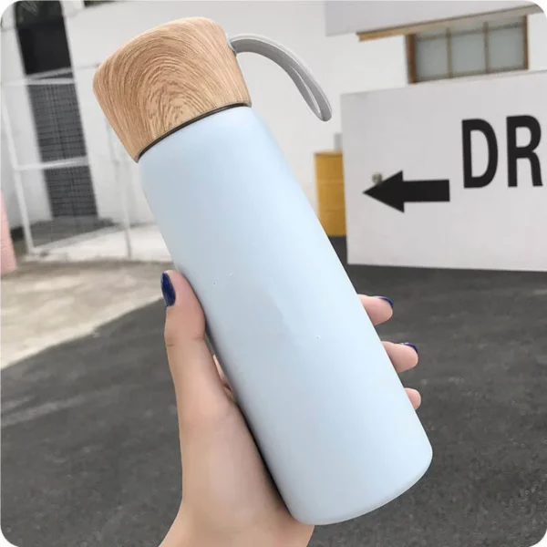 Wood lid smooth face bottle - Image 3