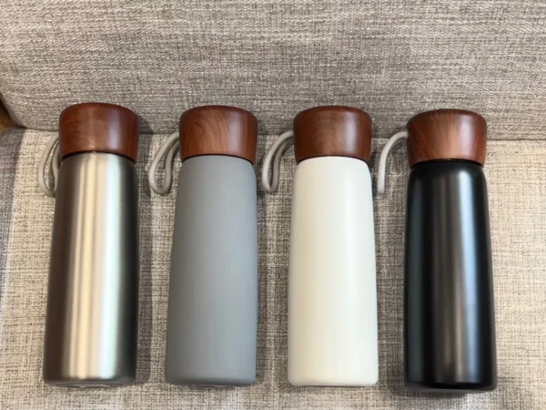 Wood lid smooth face bottle - Image 8