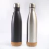 Wood base slim lookg 304 stainless steel bottle - Image 2