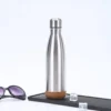 Wood base slim lookg 304 stainless steel bottle - Image 4