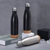 Wood base slim lookg 304 stainless steel bottle - Image 5