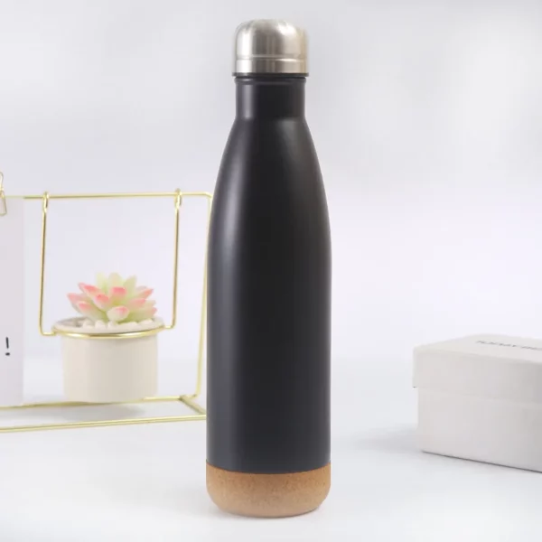 Wood base slim lookg 304 stainless steel bottle - Image 6