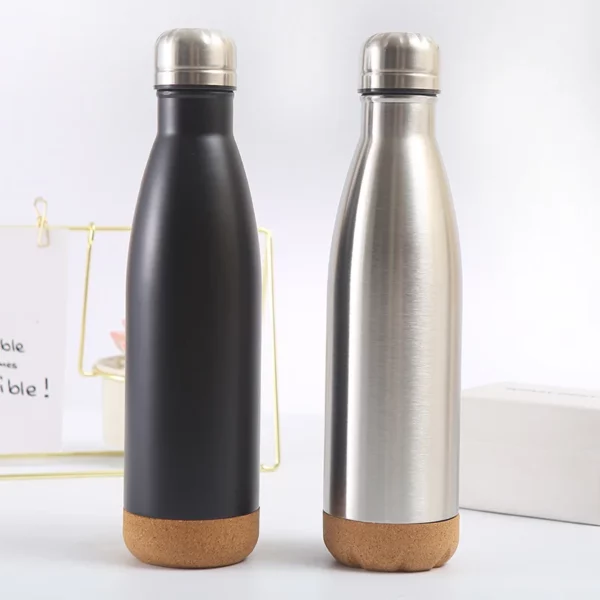 Wood base slim lookg 304 stainless steel bottle - Image 8