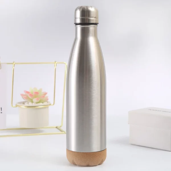 Wood base slim lookg 304 stainless steel bottle - Image 9