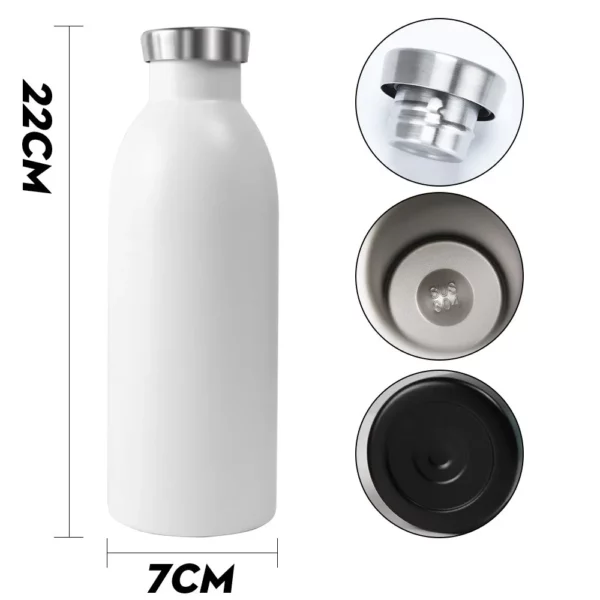 Slim lookg 304 stainless steel bottle with large cap - Image 13